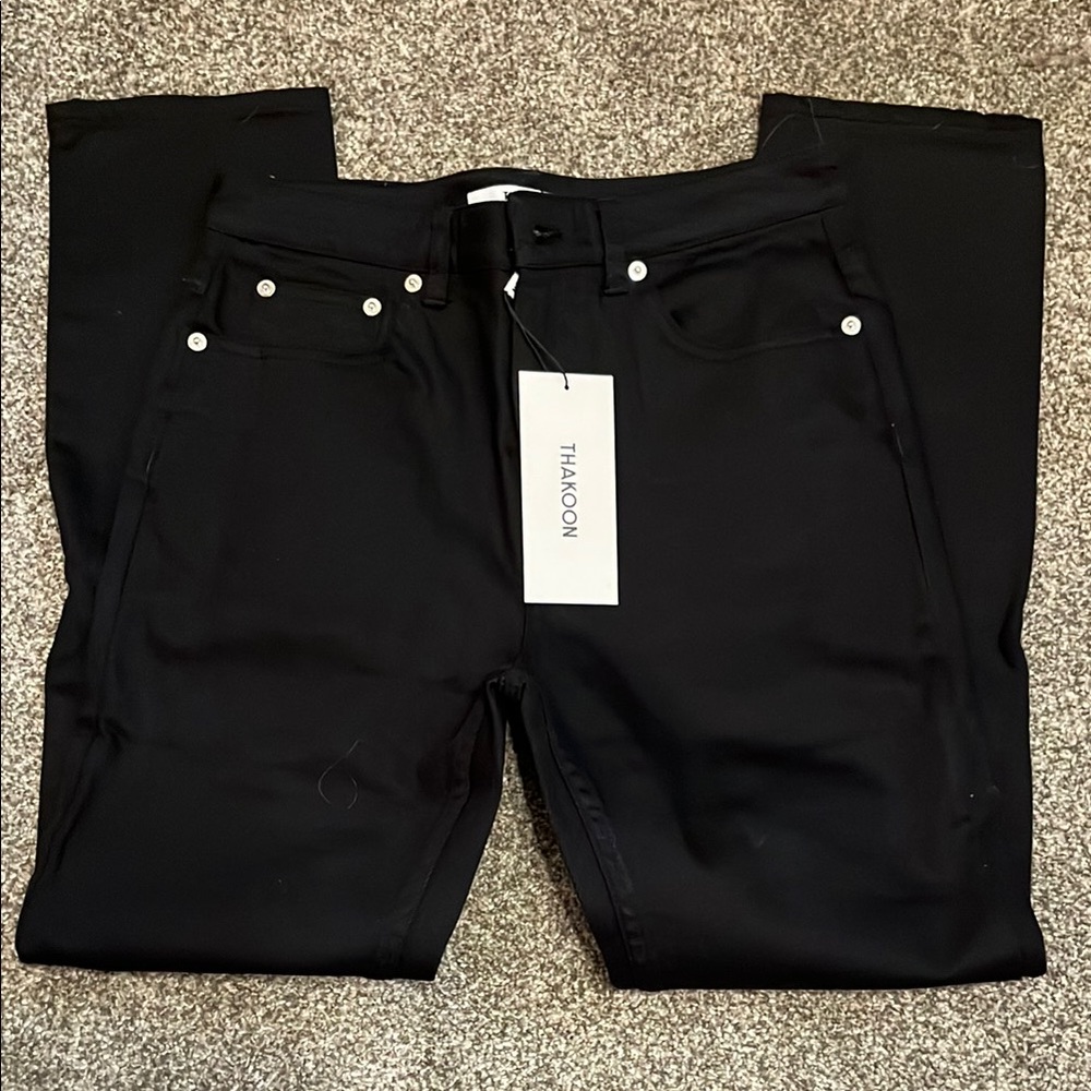 Thakoon Black Skinny Jeans Sleek Style size 4